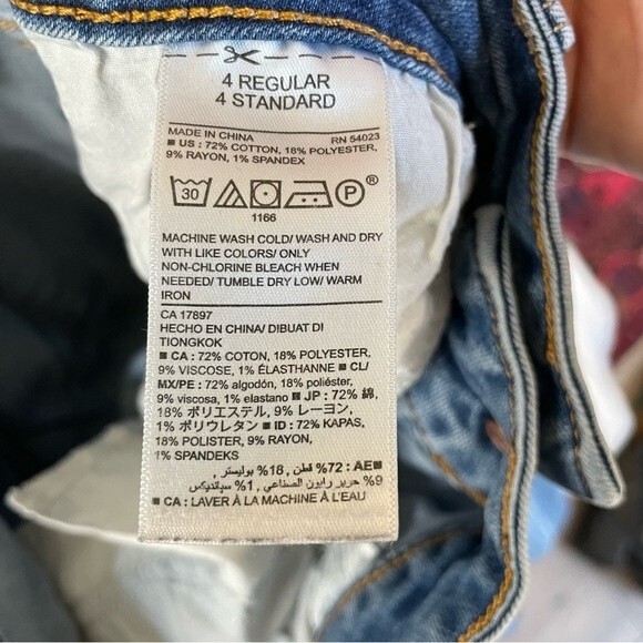 Old Navy Rockstar High Rise skinny jeans regular size 4 - Picture 4 of 4